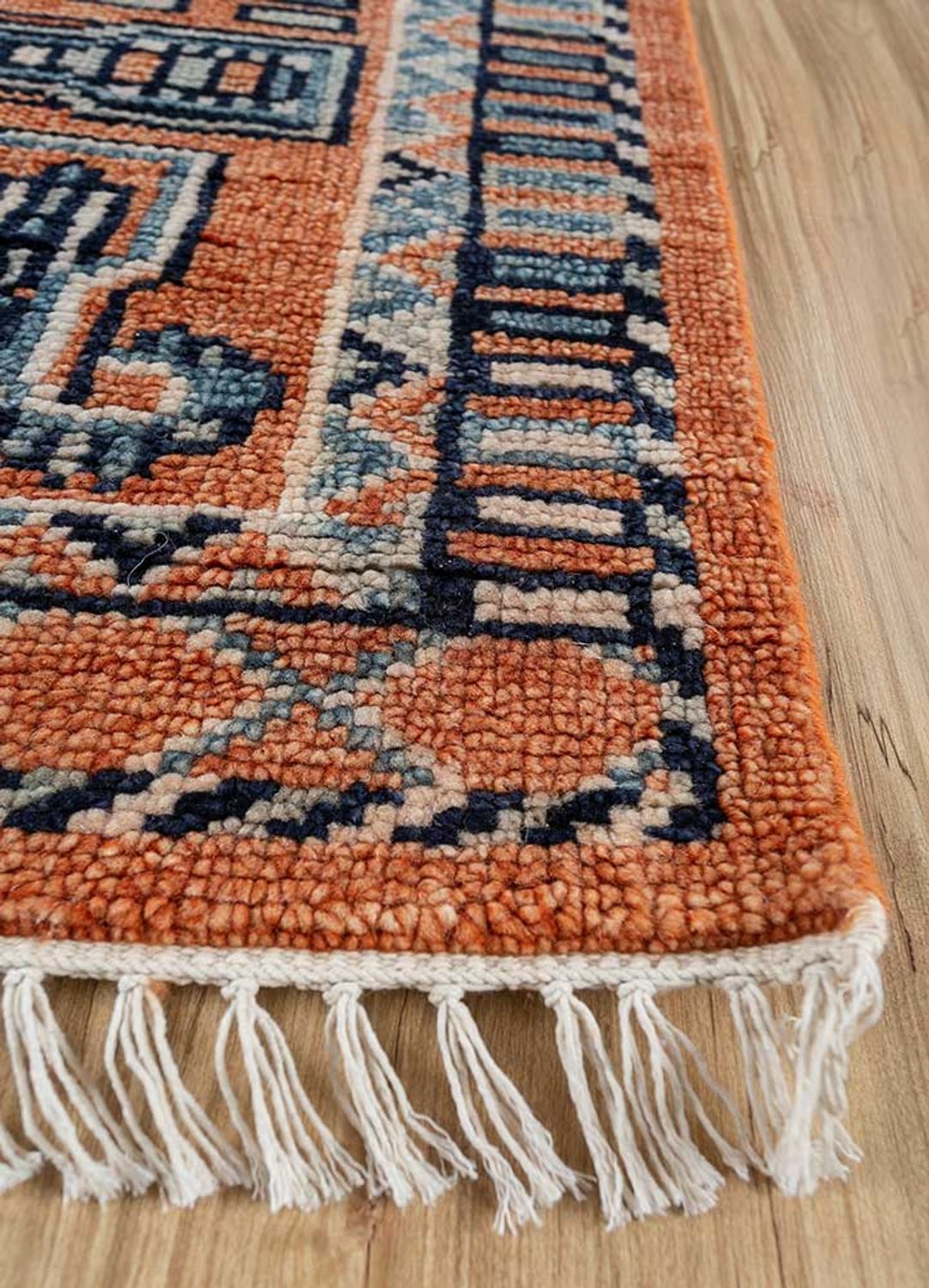 Uldtæppe - 300 x 240 cm - lysrød