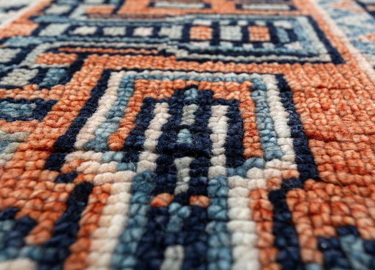 Uldtæppe - 300 x 240 cm - lysrød