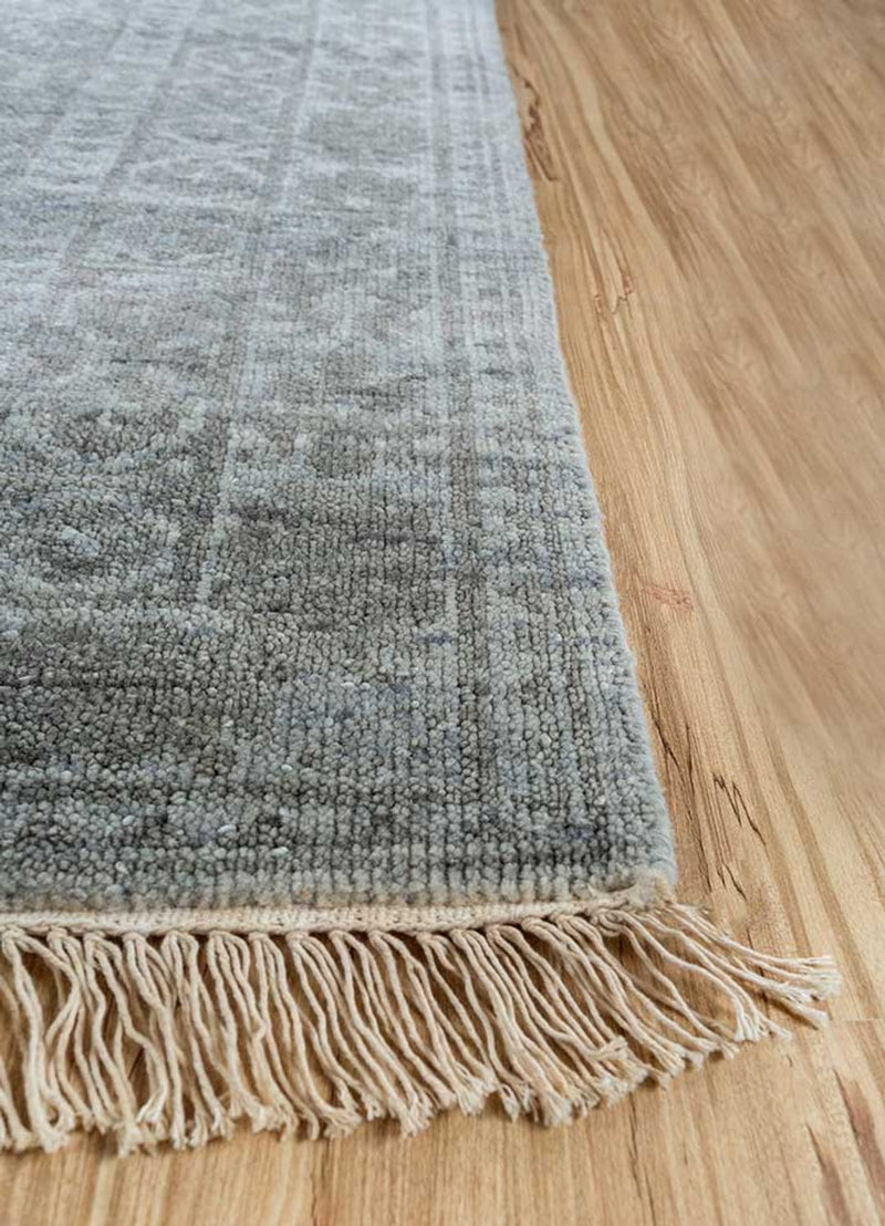 Uldtæppe - 300 x 240 cm - grå