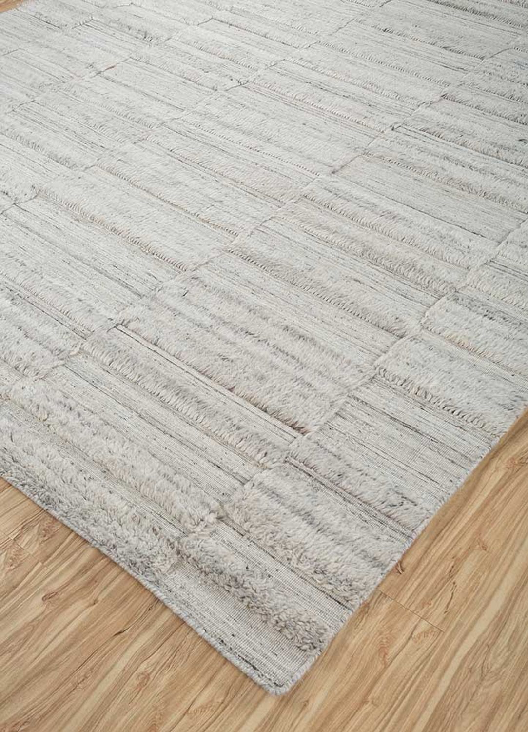Uldtæppe - 300 x 240 cm - hvid