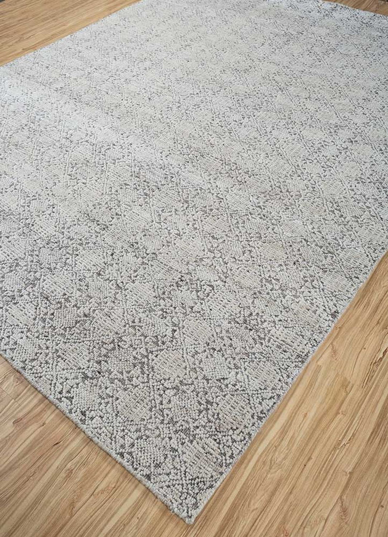 Uldtæppe - 300 x 240 cm - lysegrå