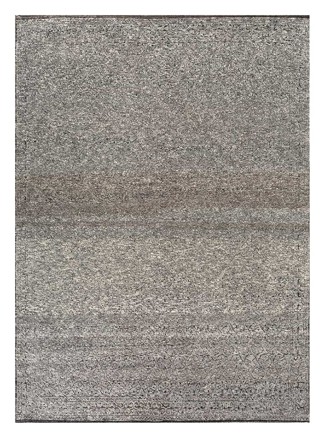 Uldtæppe - 300 x 240 cm - sølv