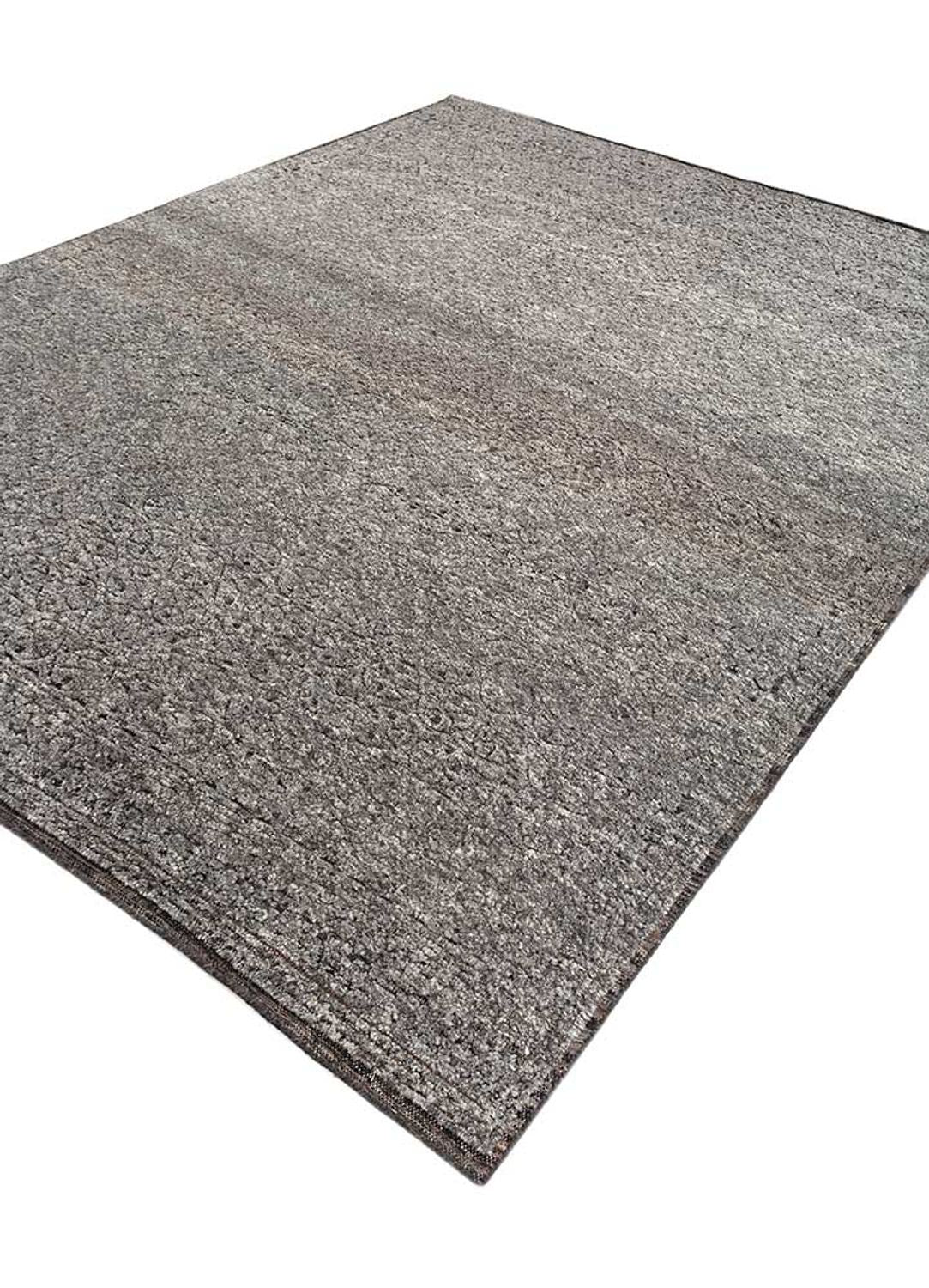 Uldtæppe - 300 x 240 cm - sølv