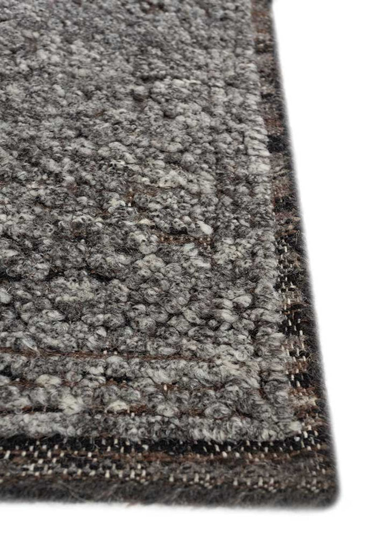 Uldtæppe - 300 x 240 cm - sølv