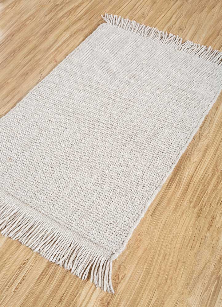 Tæppe - 90 x 60 cm - creme