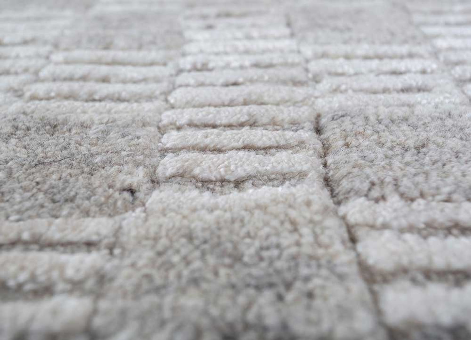 Uldtæppe - 300 x 240 cm - beige