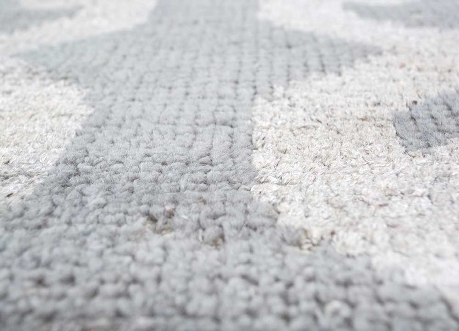 Uldtæppe - 390 x 270 cm - lysegrå