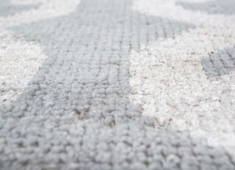Uldtæppe - 390 x 270 cm - lysegrå