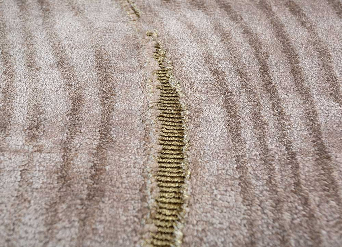 Tæppe - 300 x 240 cm - lys brun