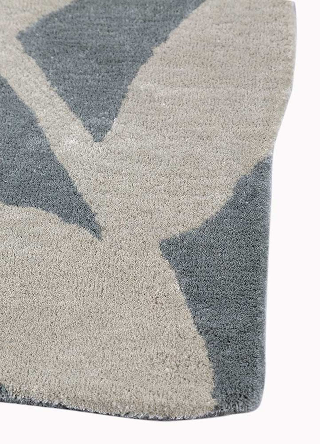 Uldtæppe særlig form  - 270 x 180 cm - flerfarvet