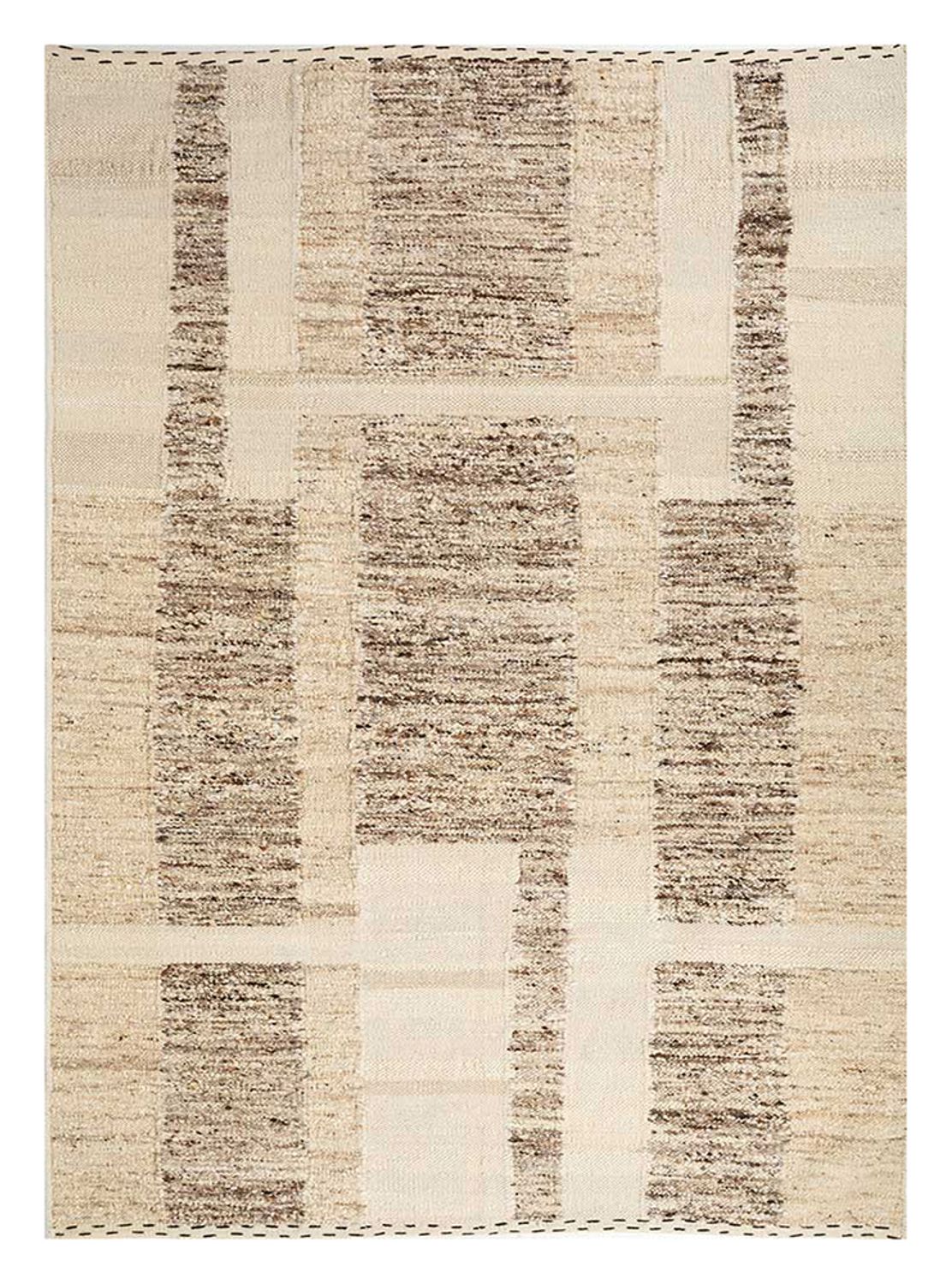Uldtæppe - 270 x 180 cm - lys beige