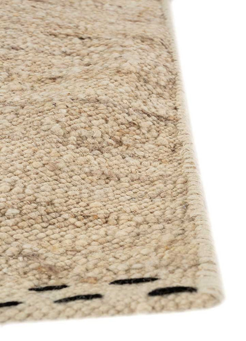 Uldtæppe - 270 x 180 cm - lys beige