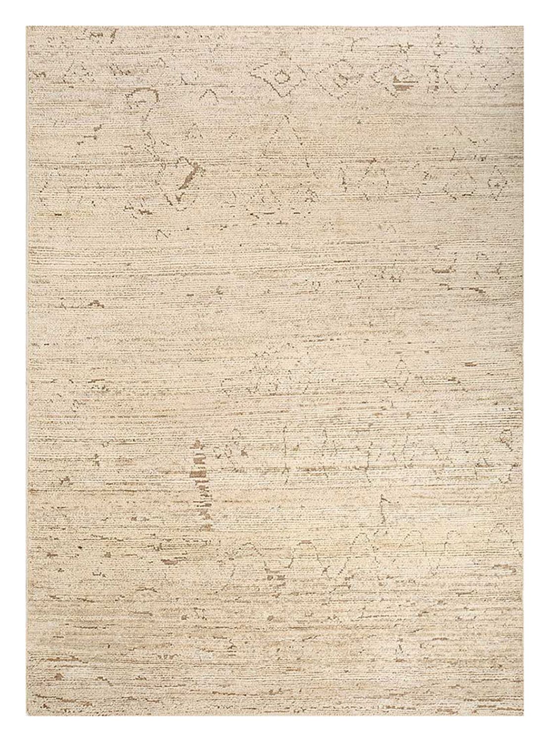 Uldtæppe - 270 x 180 cm - creme