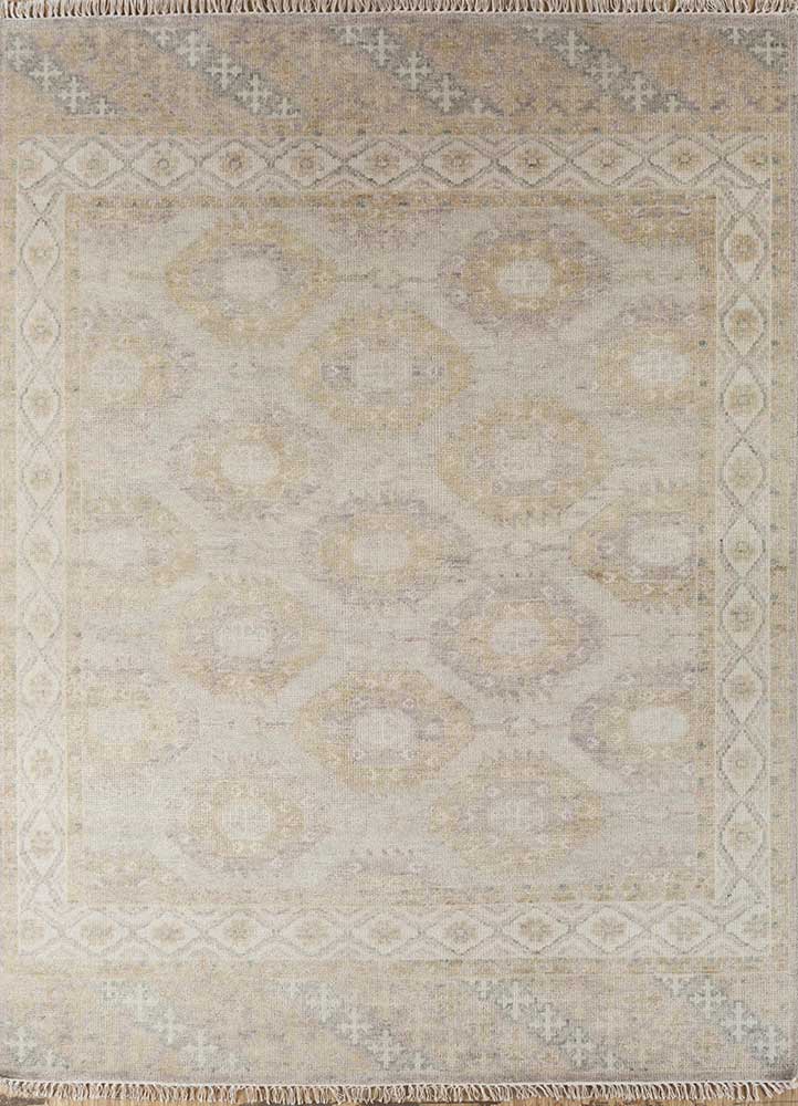 Uldtæppe - 300 x 240 cm - guld