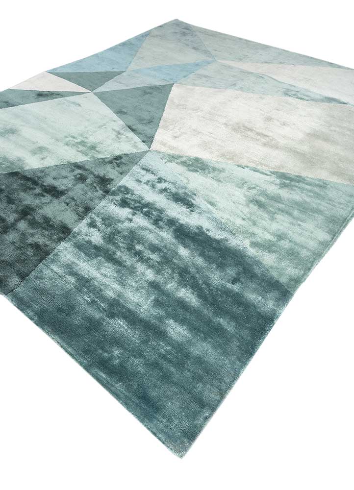 Designer tæppe særlig form  - 300 x 240 cm - flerfarvet
