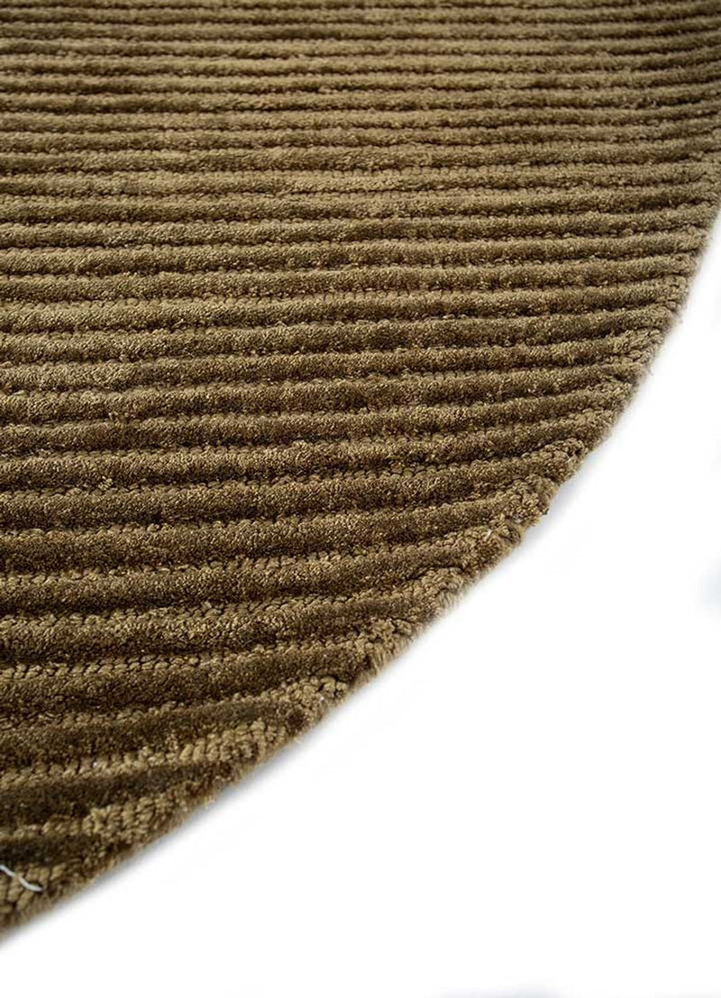 Uldtæppe særlig form  - 210 x 165 cm - mørk beige
