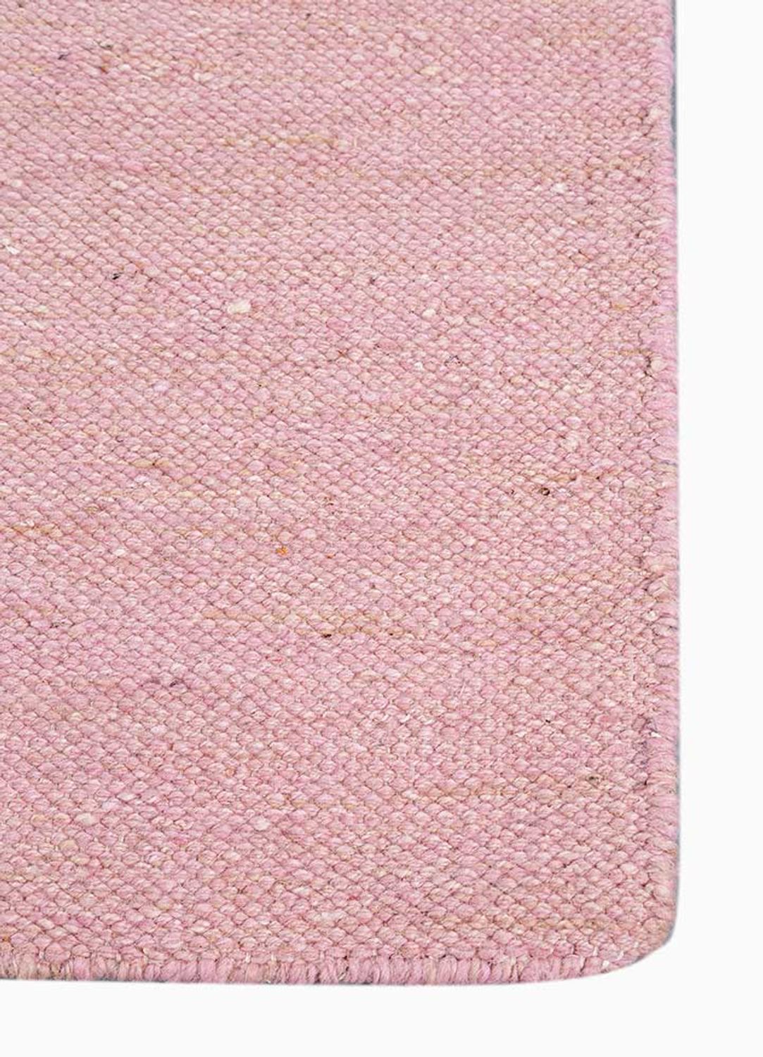 Uldtæppe særlig form  - 270 x 180 cm - orange