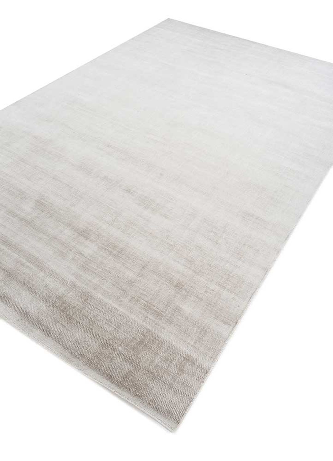 Viskose tæppe - 270 x 180 cm - lysegrå