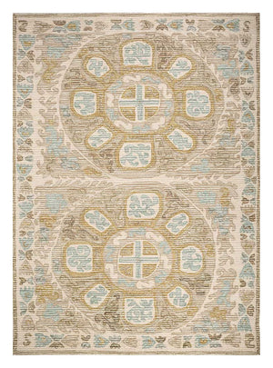 Uldtæppe - 270 x 180 cm - beige
