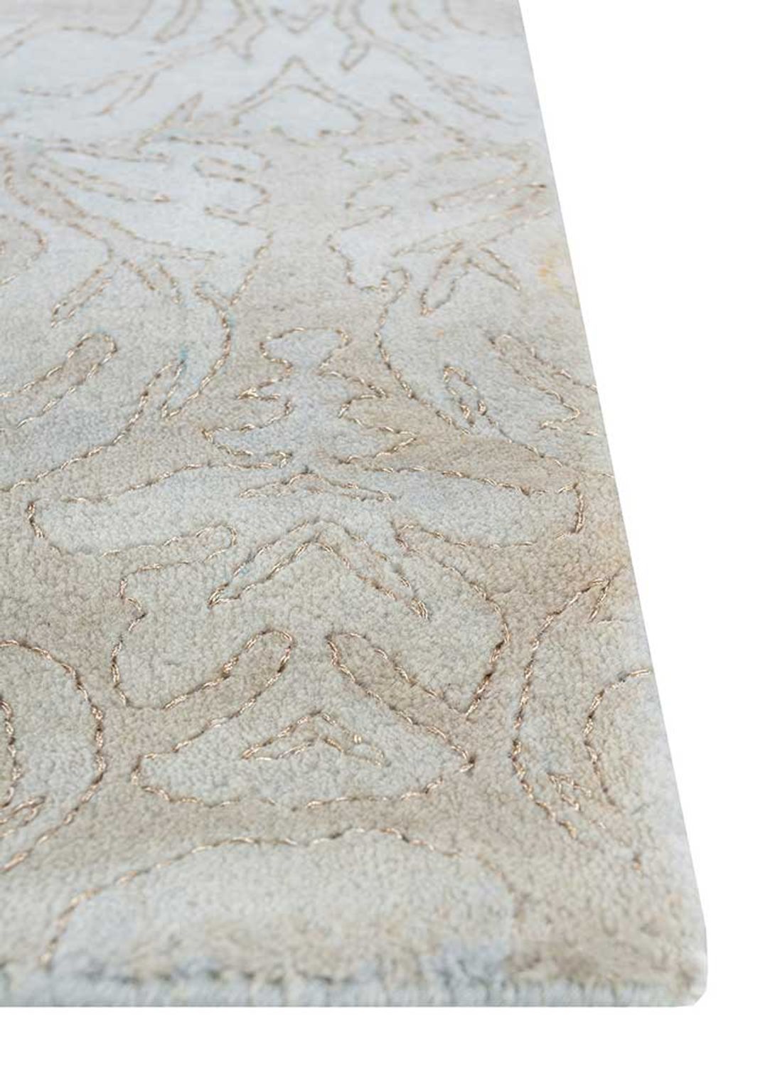 Uldtæppe - 300 x 240 cm - lysegrå