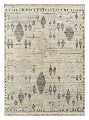 Uldtæppe - 300 x 240 cm - lys beige