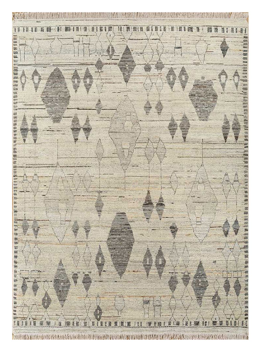 Uldtæppe - 300 x 240 cm - lys beige