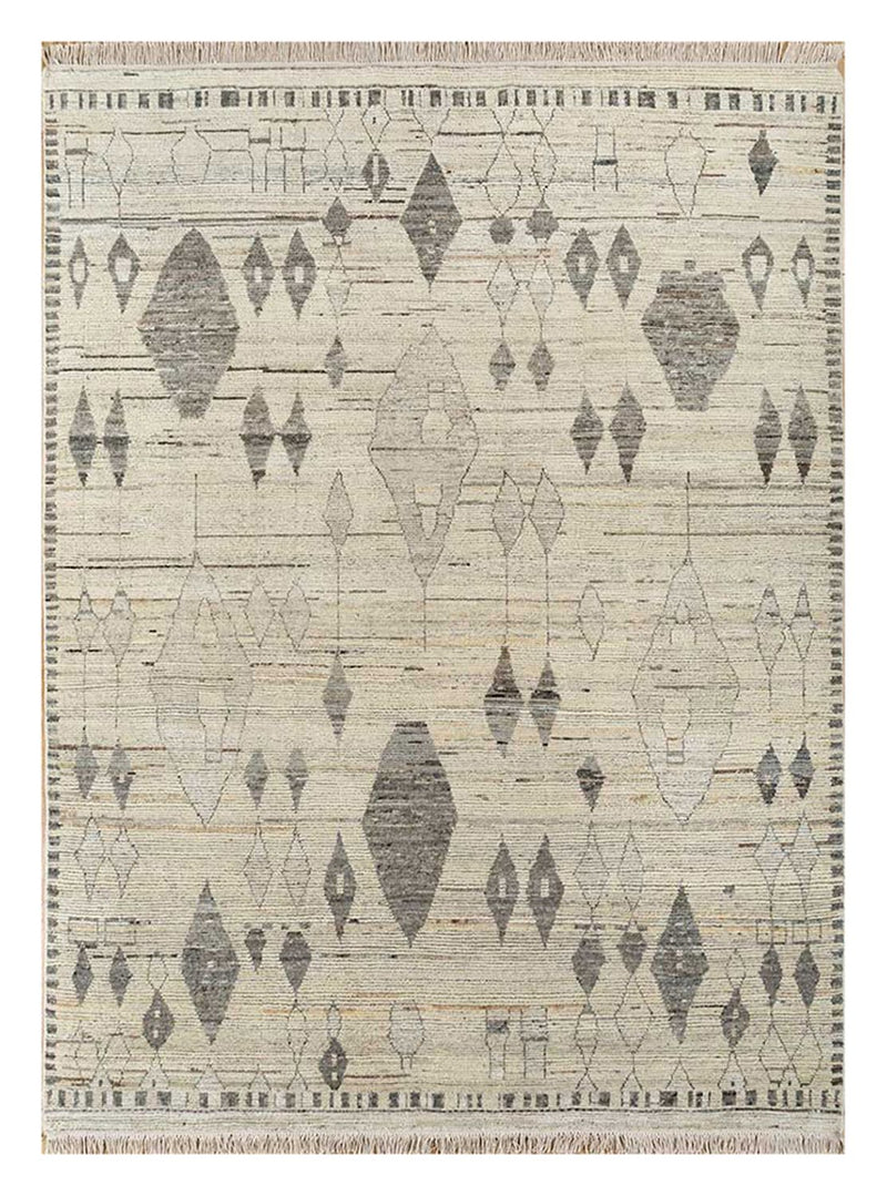 Uldtæppe - 300 x 240 cm - lys beige