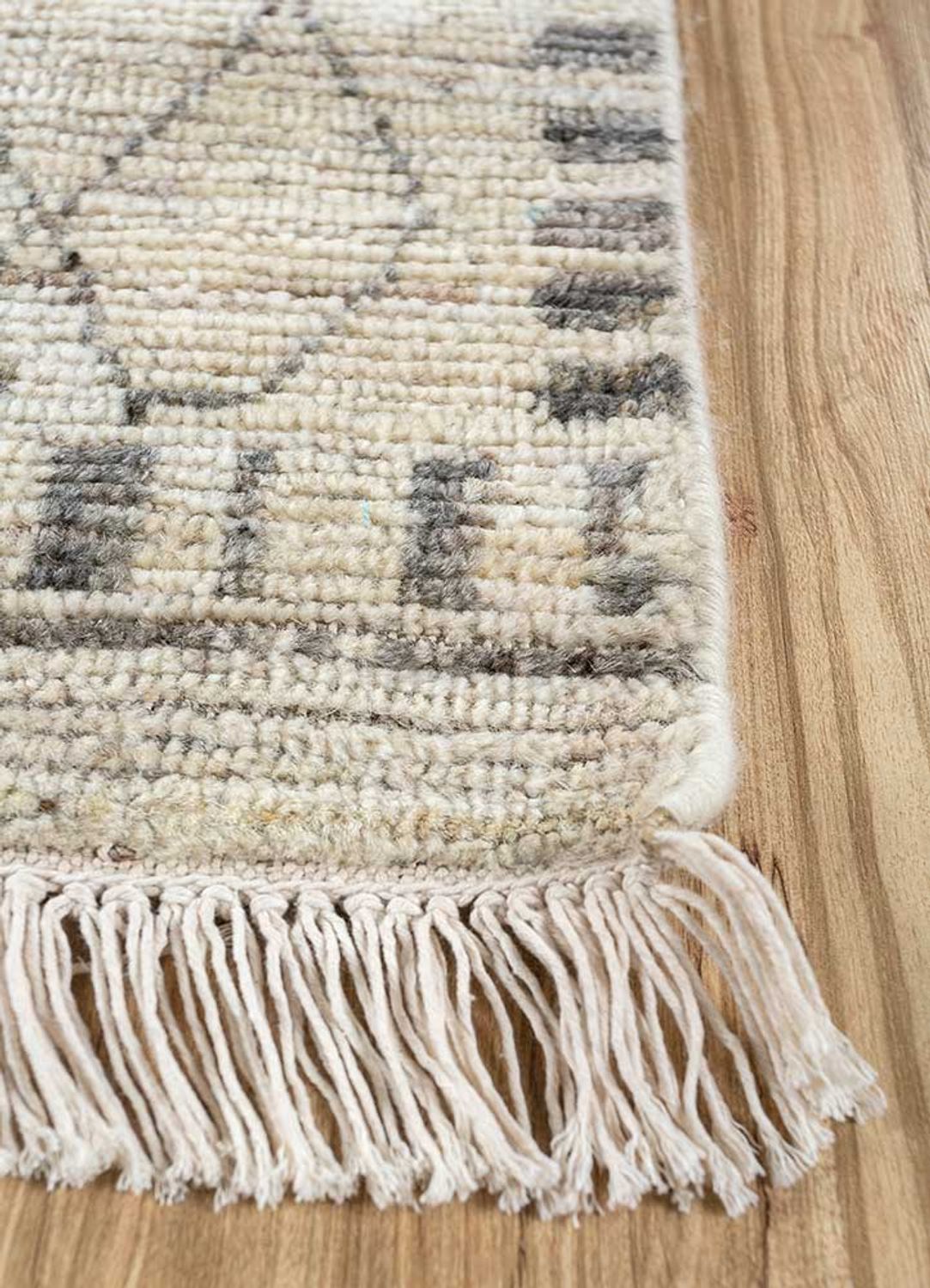 Uldtæppe - 300 x 240 cm - lys beige