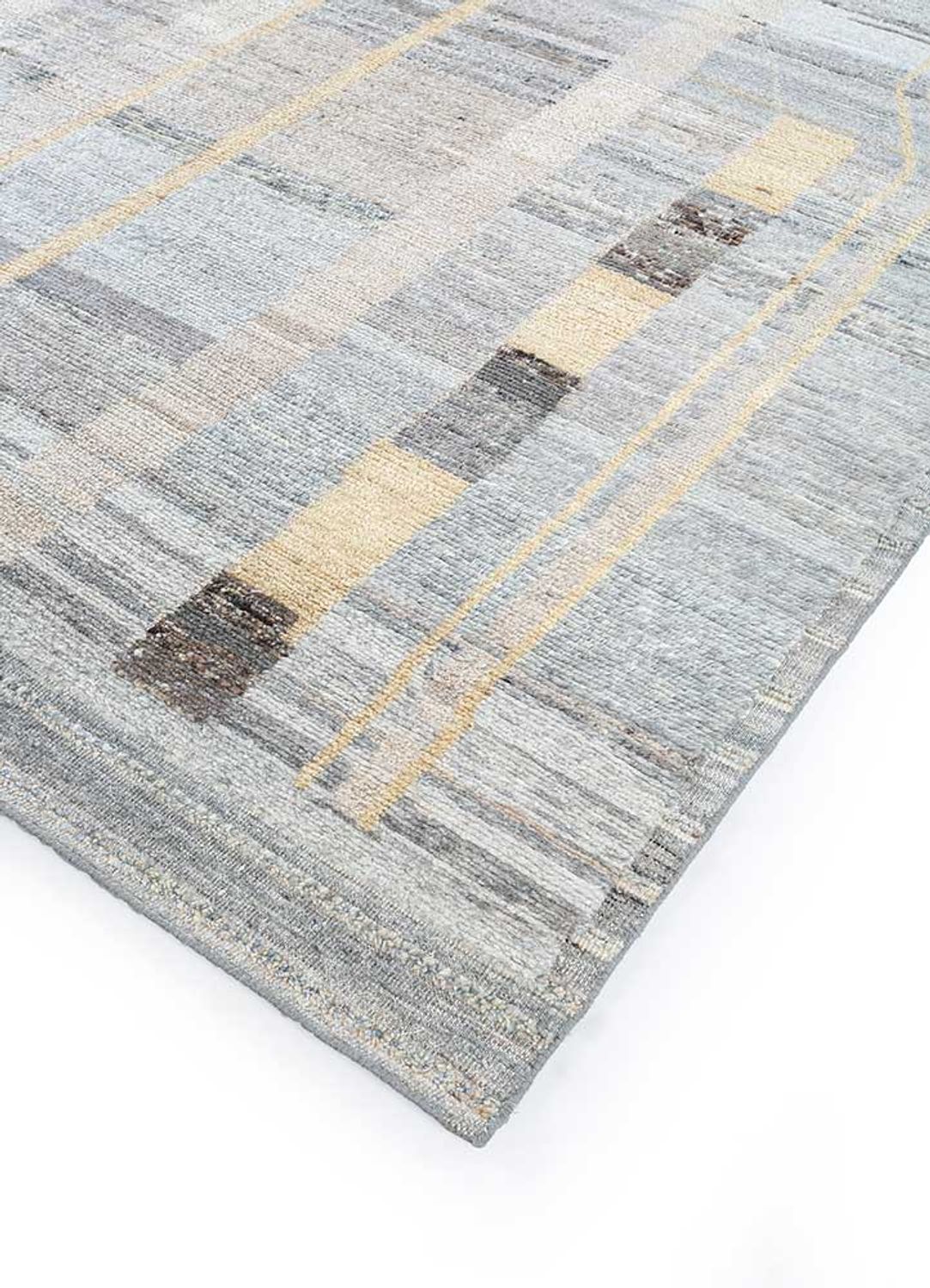 Uldtæppe - 300 x 240 cm - lysegrå