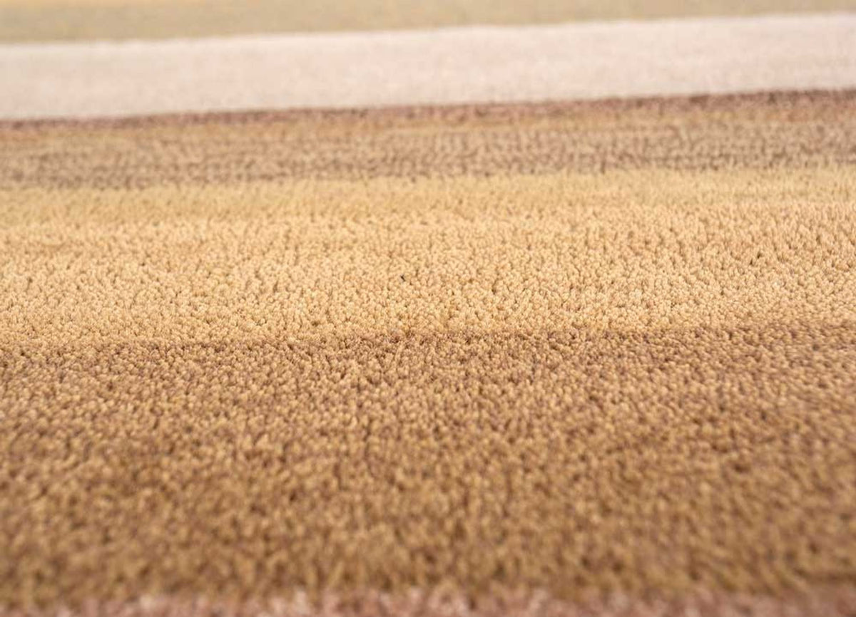 Uldtæppe særlig form  - 270 x 180 cm - blå