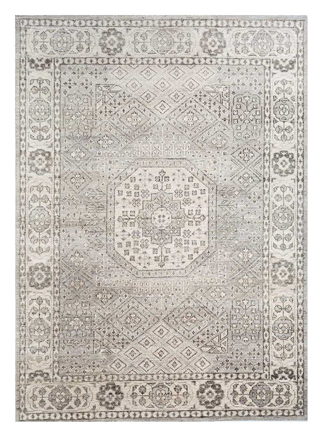Uldtæppe - 300 x 240 cm - sølv
