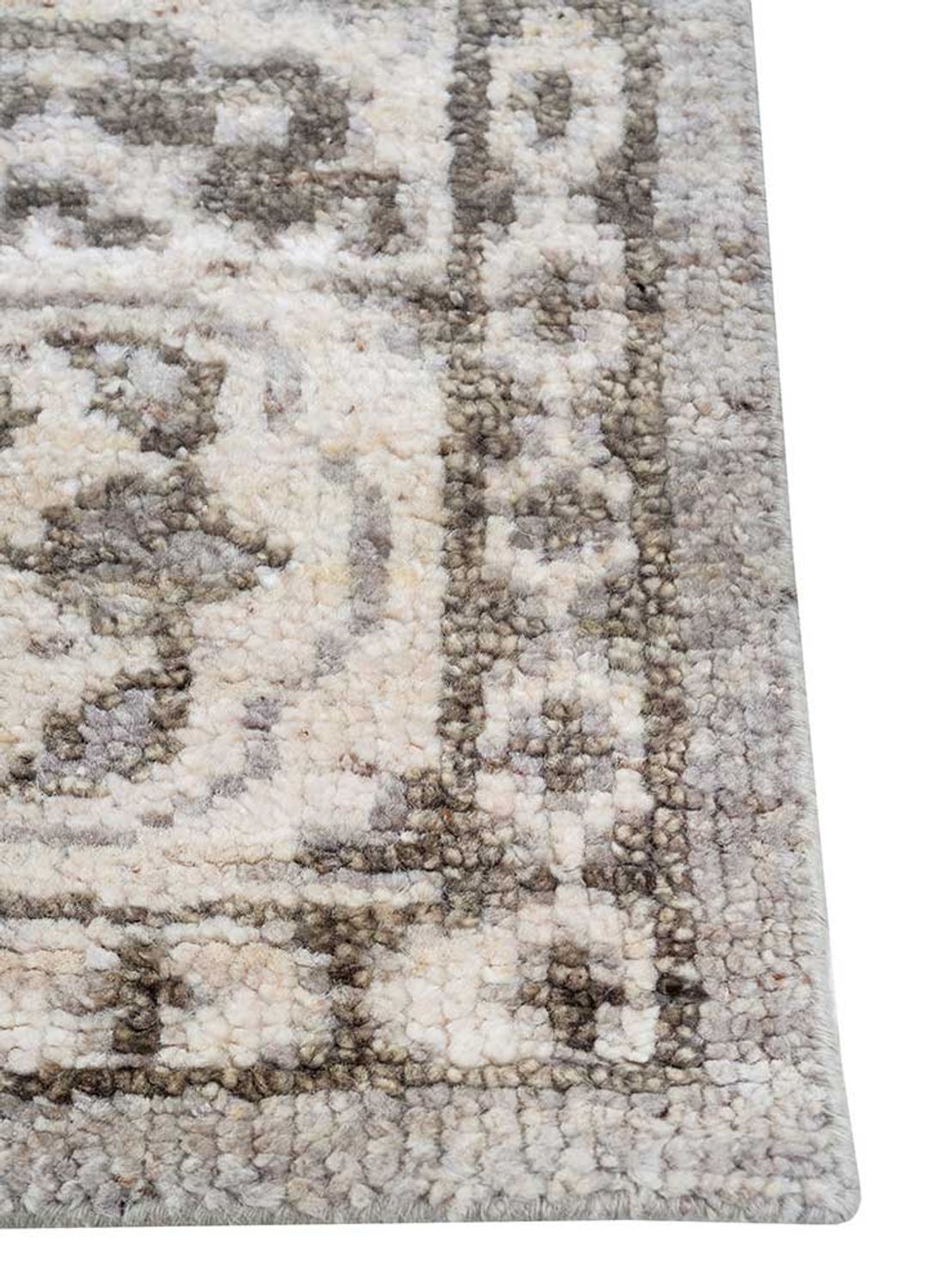 Uldtæppe - 300 x 240 cm - sølv