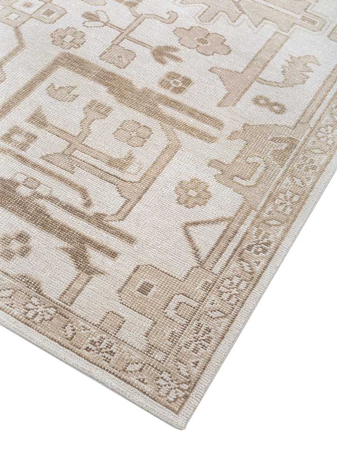 Uldtæppe - 300 x 240 cm - hvid