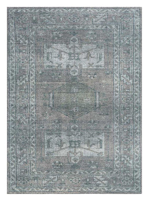 Vintage tæppe - 240 x 150 cm - grå