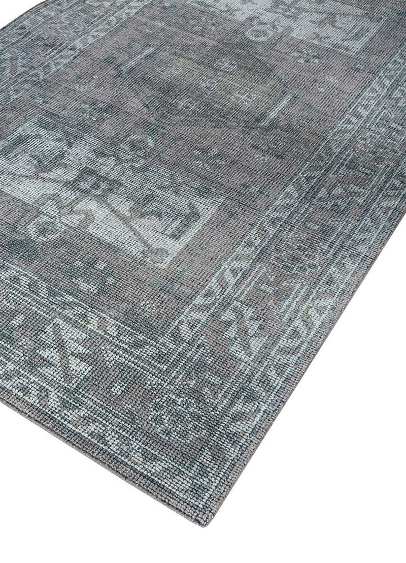 Vintage tæppe - 240 x 150 cm - grå