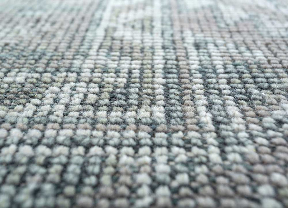 Vintage tæppe - 240 x 150 cm - grå