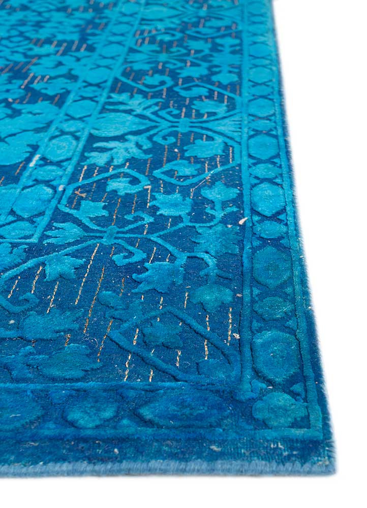 Uldtæppe - 300 x 200 cm - mørkeblå