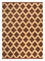 Uldtæppe - 270 x 210 cm - brun