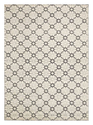 Uldtæppe - 240 x 150 cm - creme