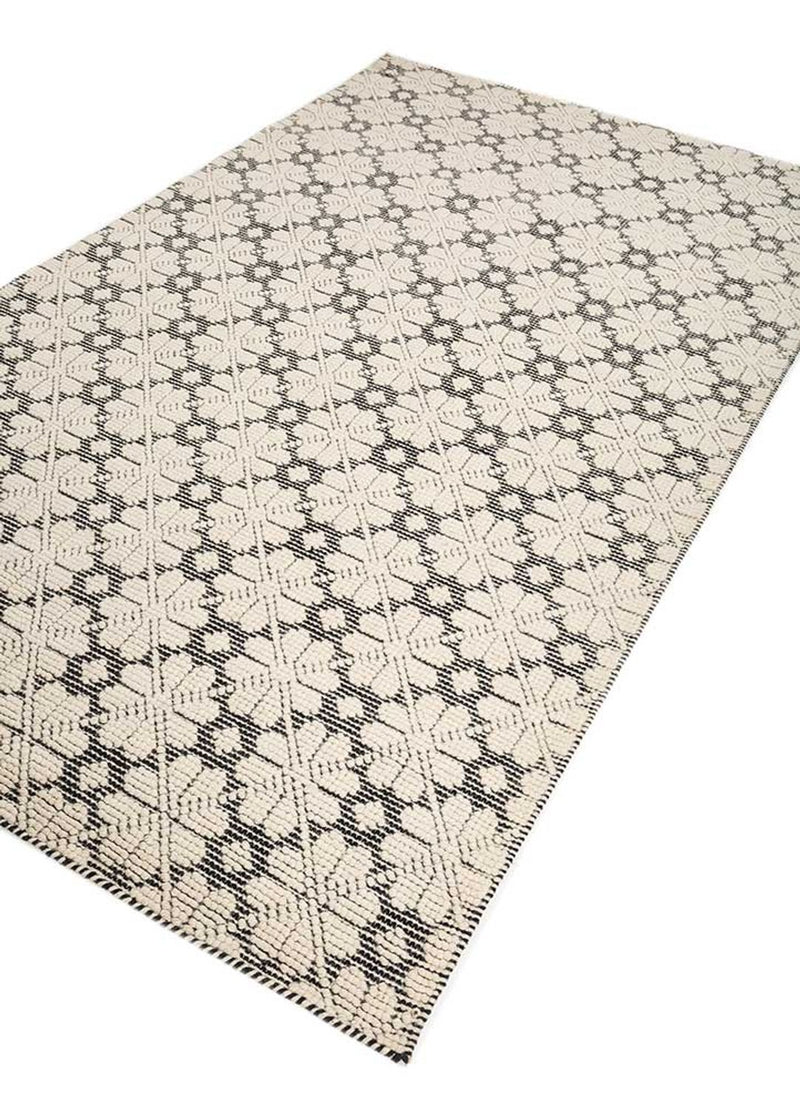 Uldtæppe - 240 x 150 cm - creme