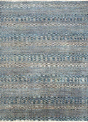 Uldtæppe - 270 x 180 cm - havblå