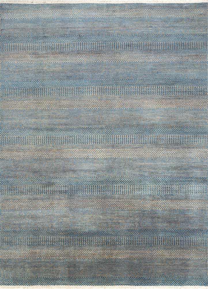 Uldtæppe - 270 x 180 cm - havblå