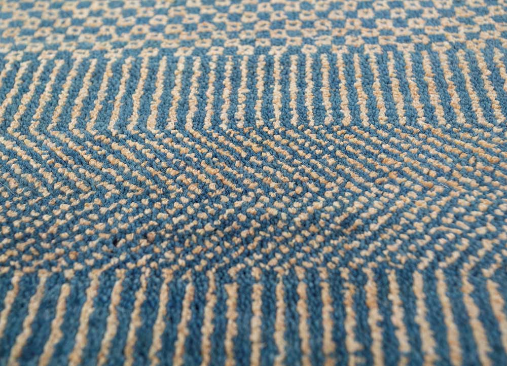 Uldtæppe - 270 x 180 cm - havblå