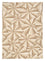 Uldtæppe - 240 x 150 cm - guld