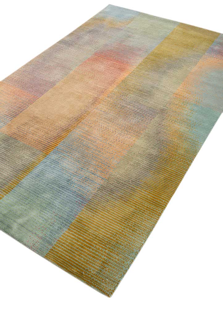 Uldtæppe - 240 x 150 cm - flerfarvet