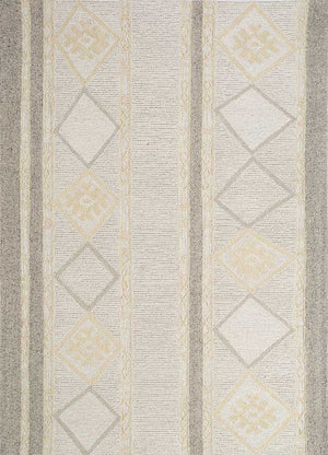 Uldtæppe - 240 x 150 cm - creme