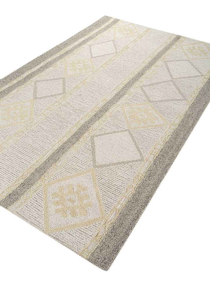 Uldtæppe - 240 x 150 cm - creme