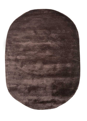 Designer tæppe særlig form  - 132 x 88 cm - beige