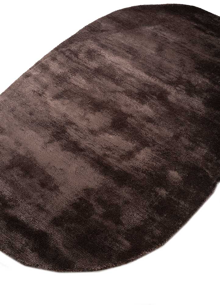 Designer tæppe særlig form  - 132 x 88 cm - beige