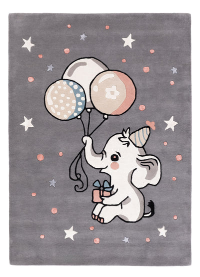 Elefant Balloner Børnetæppe